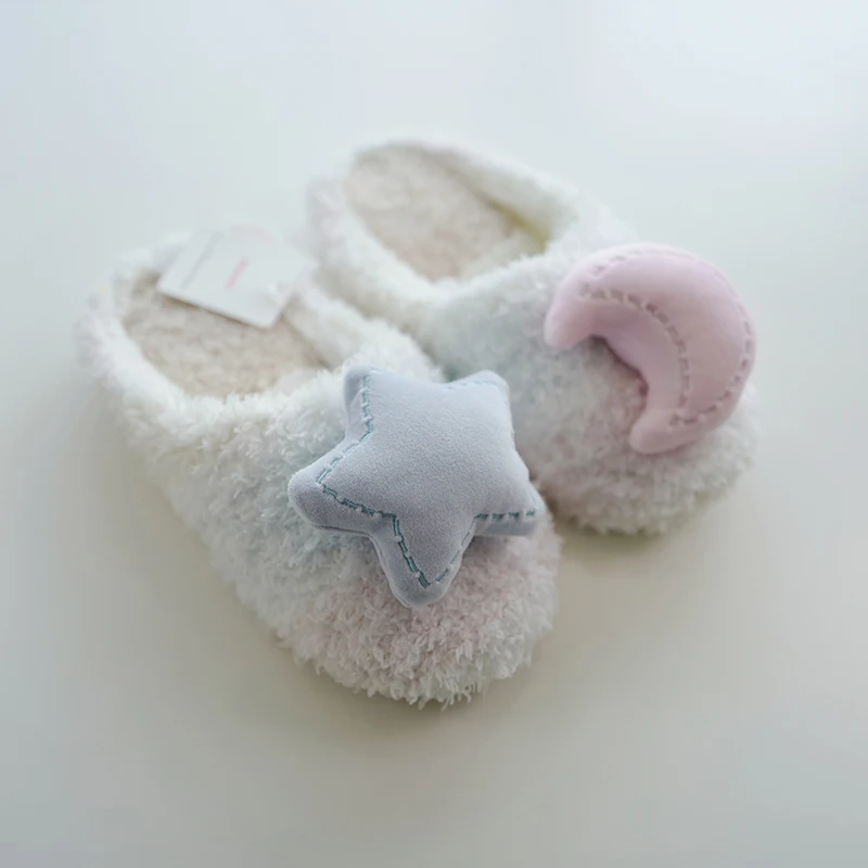 Lovely Stars Plush Slippers for Women Kawaii Fluffy Winter Warm Slippers Woman Fashion Winter Plush Slippers Funny Shoes
Lovely Stars Plush Slippers for Women Kawaii Fluffy Winter Warm Slippers Woman Fashion Winter Plush Slippers Funny Shoes