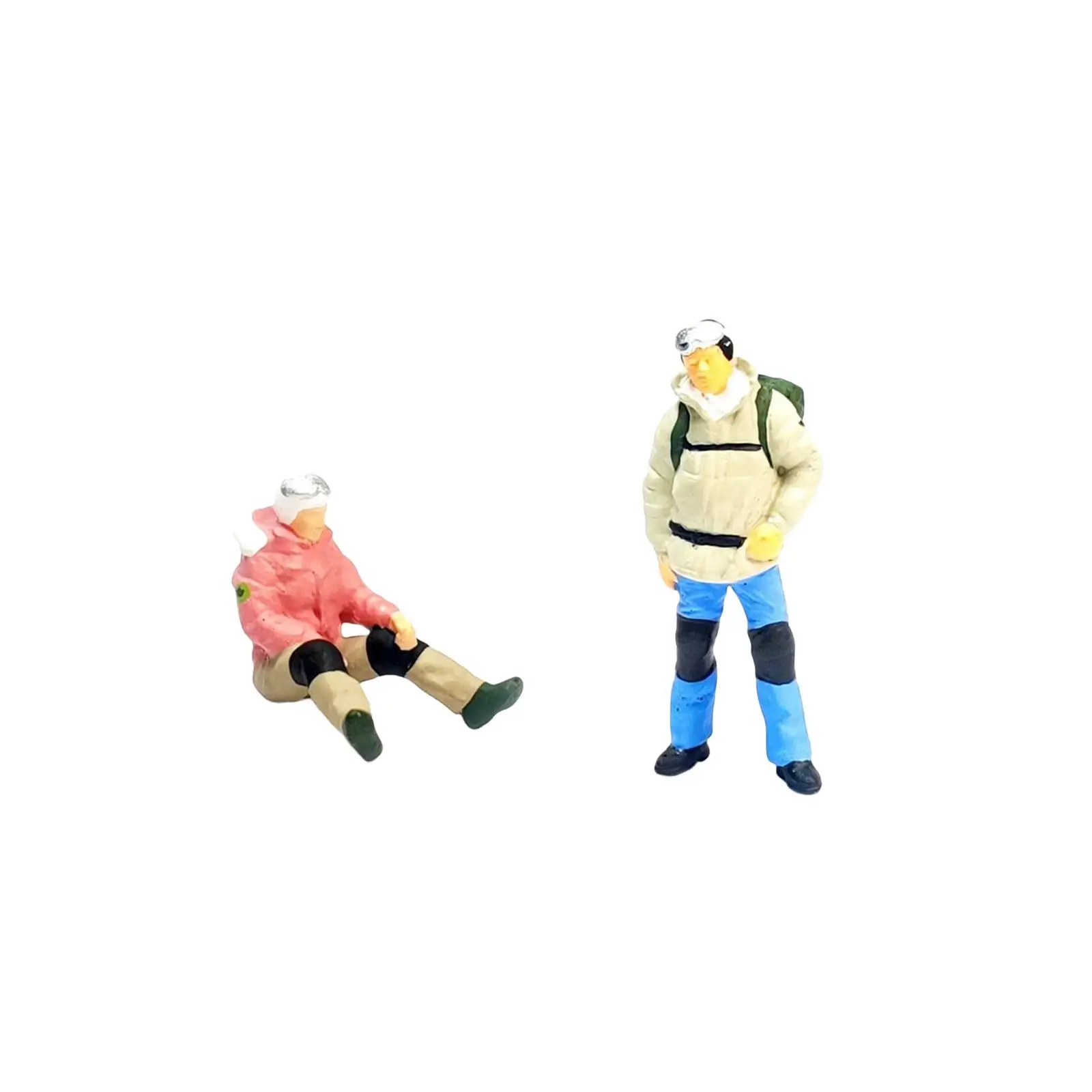 2x 1/87 Climbing People Figurines Sitting Standing Model Role Play Figure Mounting Miniature Scene People for Miniature Scene
2x 1/87 Climbing People Figurines Sitting Standing Model Role Play Figure Mounting Miniature Scene People for Miniature Scene