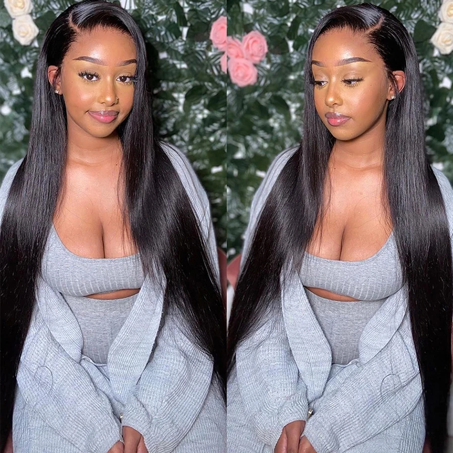 13x4 13x6 Transparent Lace Frontal Human Hair Wig 30 Inch Brazilian Straight 360 Lace Frontal Wigs For Women 4x4 Closure Wig
13x4 13x6 Transparent Lace Frontal Human Hair Wig 30 Inch Brazilian Straight 360 Lace Frontal Wigs For Women 4x4 Closure Wig