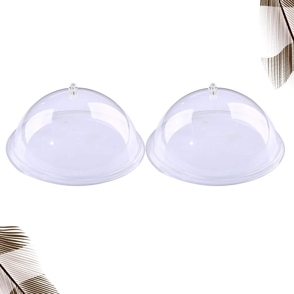 2Pcs Cover Durable Transparent Creative Anti-fly Mosquito Food Cover Plastic Food Cover Portable Food Cover Small Food Cover
2Pcs Cover Durable Transparent Creative Anti-fly Mosquito Food Cover Plastic Food Cover Portable Food Cover Small Food Cover