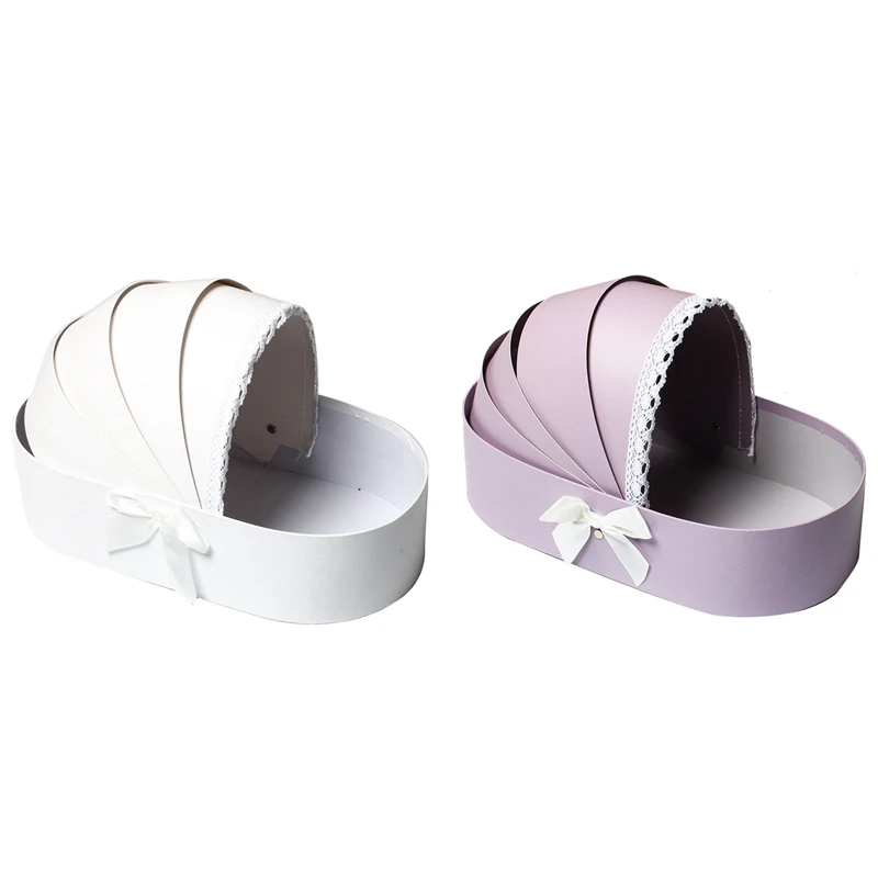 2Pcs Cradle Flower Box Rose Arrangement Basket Gift Boxes Romantic Floral Flower Packing Boxes Wedding Home Decor-C & D
2Pcs Cradle Flower Box Rose Arrangement Basket Gift Boxes Romantic Floral Flower Packing Boxes Wedding Home Decor-C & D