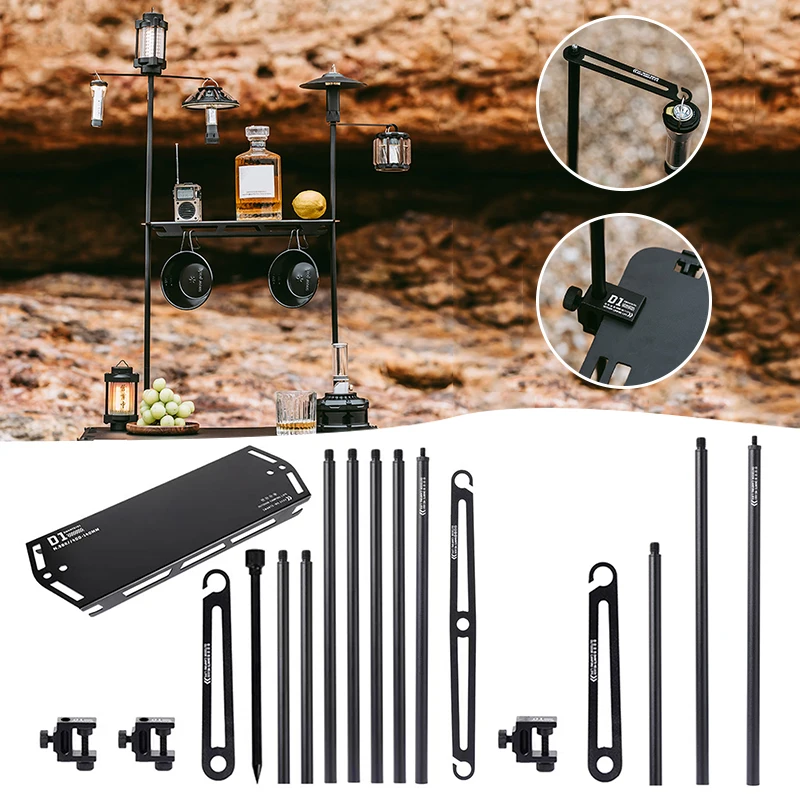 Multifunction Lantern Lamp Pole Stand 360 Rotation Light Pole Storage Rack Lightweight for Hiking Fishing for Outdoor Picnic BBQ
Multifunction Lantern Lamp Pole Stand 360 Rotation Light Pole Storage Rack Lightweight for Hiking Fishing for Outdoor Picnic BBQ