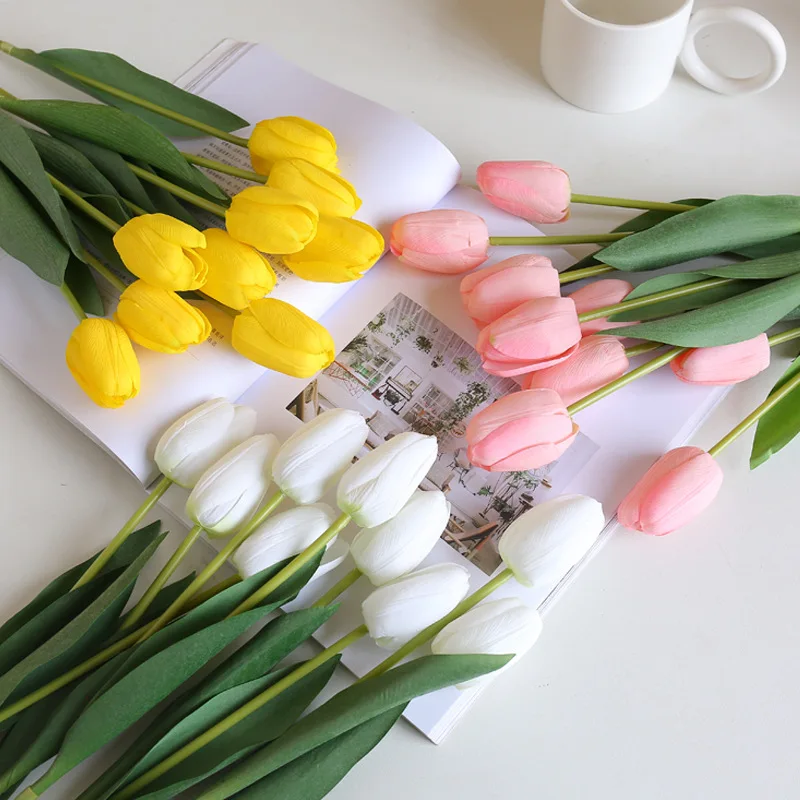 3/6/9Pcs Tulip Flower Artificial Tulip Bouquet Pu Fake Flower for Wedding Ceremony Decor Home Garden Bouquet Decor 47.5 Cm
3/6/9Pcs Tulip Flower Artificial Tulip Bouquet Pu Fake Flower for Wedding Ceremony Decor Home Garden Bouquet Decor 47.5 Cm