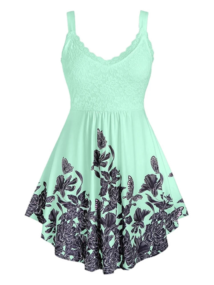Womens Tops And Blouses Irregular Sleeveless Summer Fashion Flower Print Lace A-Line Tank Top Lace Patchwork Blouse Tops New
Womens Tops And Blouses Irregular Sleeveless Summer Fashion Flower Print Lace A-Line Tank Top Lace Patchwork Blouse Tops New