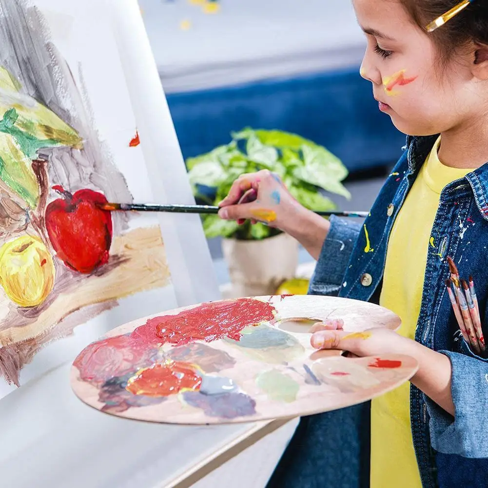 1pc Art Painting Color Mixer Oval Color Mixing Board Color Mixing Tray Board Oil Plate Paint Wooden Color Painting Mixing W4r8
1pc Art Painting Color Mixer Oval Color Mixing Board Color Mixing Tray Board Oil Plate Paint Wooden Color Painting Mixing W4r8