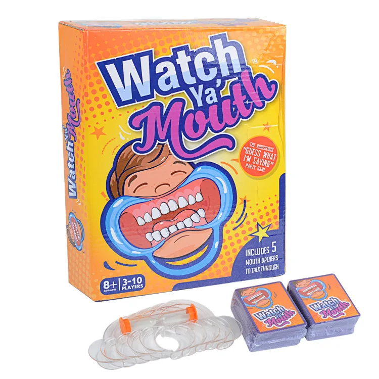Novelty Watch Mouth Speak Out Interaction Game Spoof Accessories Party Photo Prop Mouthguard Table Game Family Gathering Toy
Novelty Watch Mouth Speak Out Interaction Game Spoof Accessories Party Photo Prop Mouthguard Table Game Family Gathering Toy