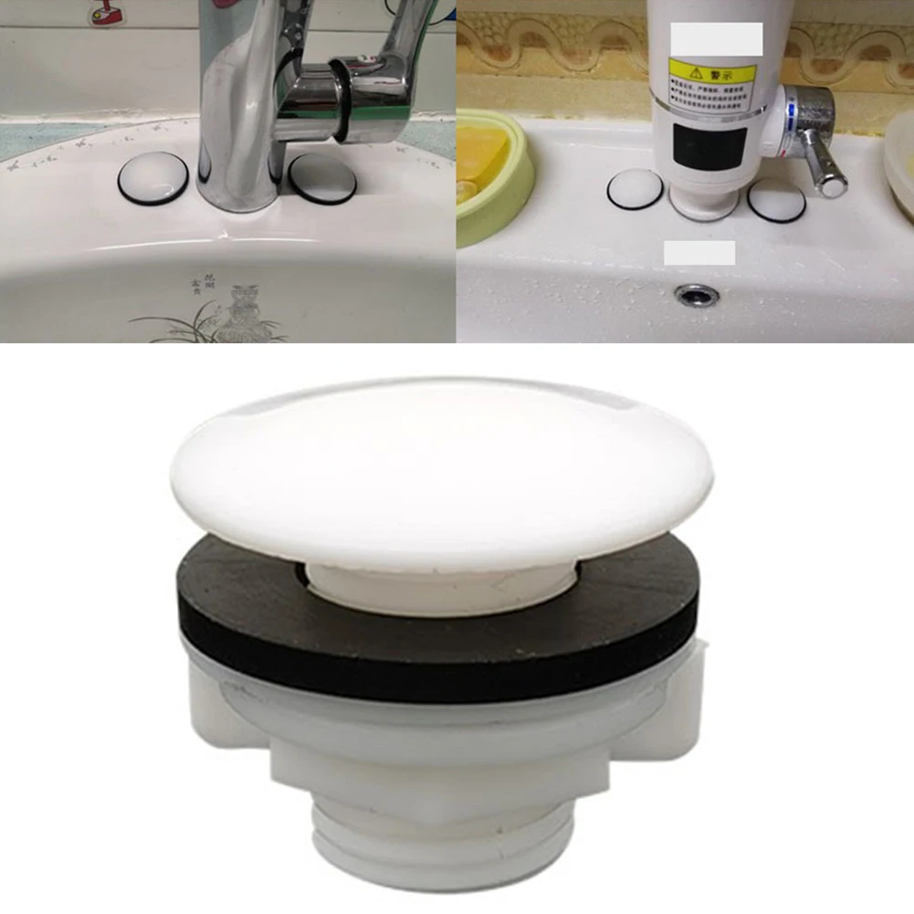 Plastic And Rubber Kitchen Sink Tap Hole Blanking Plug Stopper Basin Cover 38mm Sink Drain Assembly Washbasin Sealing Accessory
Plastic And Rubber Kitchen Sink Tap Hole Blanking Plug Stopper Basin Cover 38mm Sink Drain Assembly Washbasin Sealing Accessory