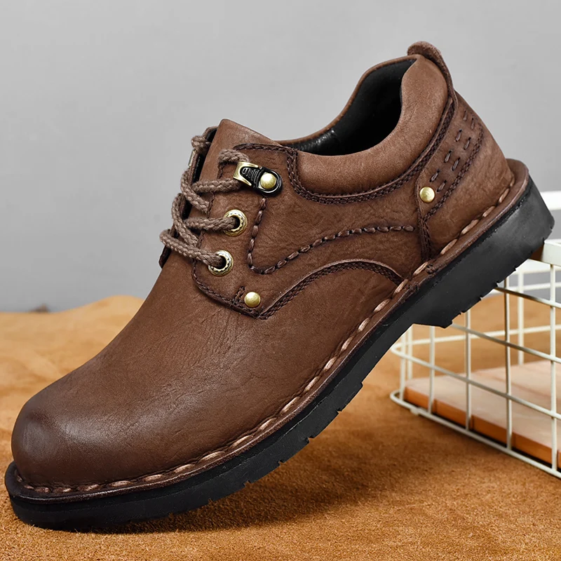 2022 High Quality Men's Shoes Luxury Genuine Leather Men Dress shoes Handmade Oxfords Men Casual Shoes Resistant Work Footwear
2022 High Quality Men's Shoes Luxury Genuine Leather Men Dress shoes Handmade Oxfords Men Casual Shoes Resistant Work Footwear
