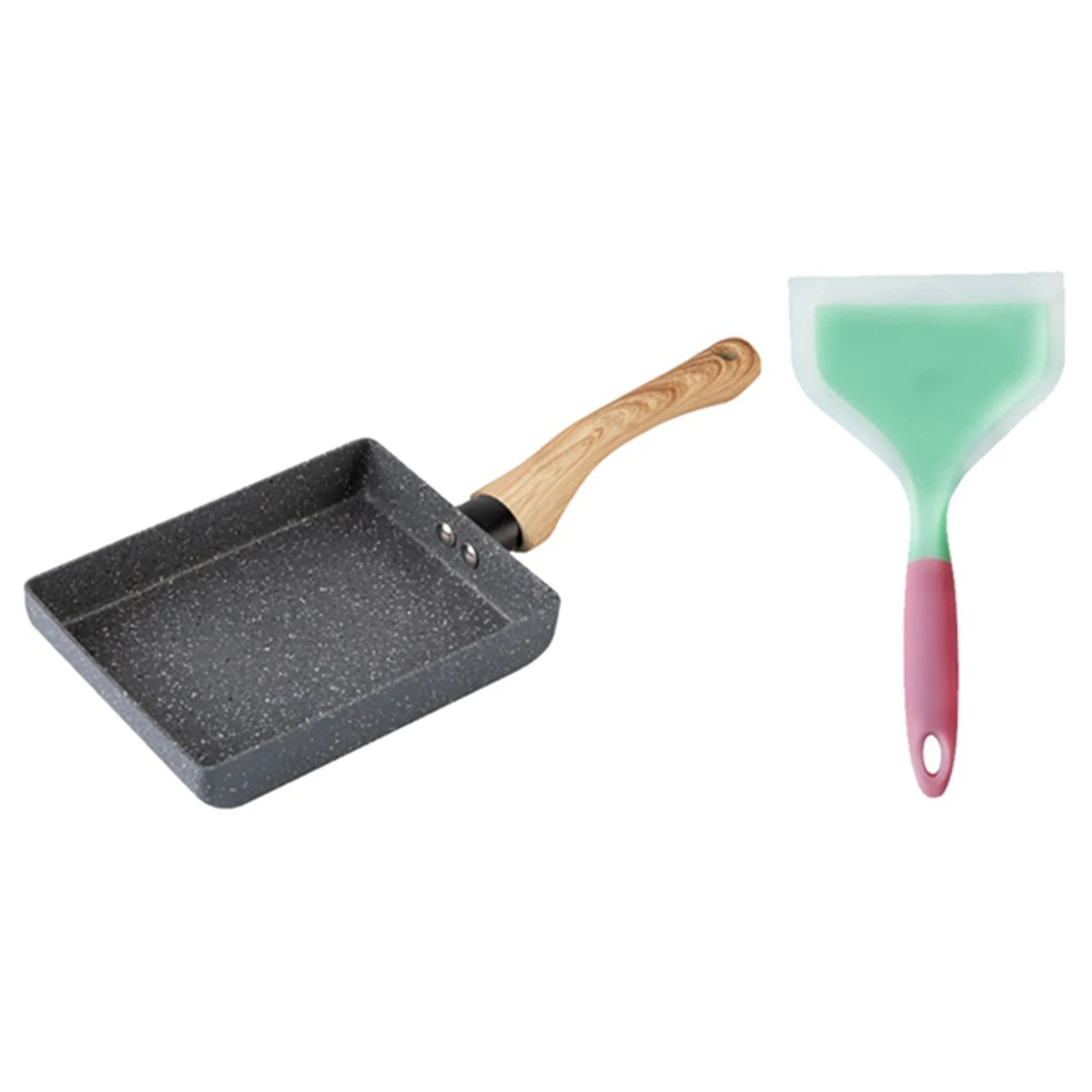 Сковородка для омлета, антипригарная японская сковорода тамагояки с противоскользящей ручкой, прямоугольная сковорода для яиц с шпателем, ... 
Сковородка для омлета, антипригарная японская сковорода тамагояки с противоскользящей ручкой, прямоугольная сковорода для яиц с шпателем, ...