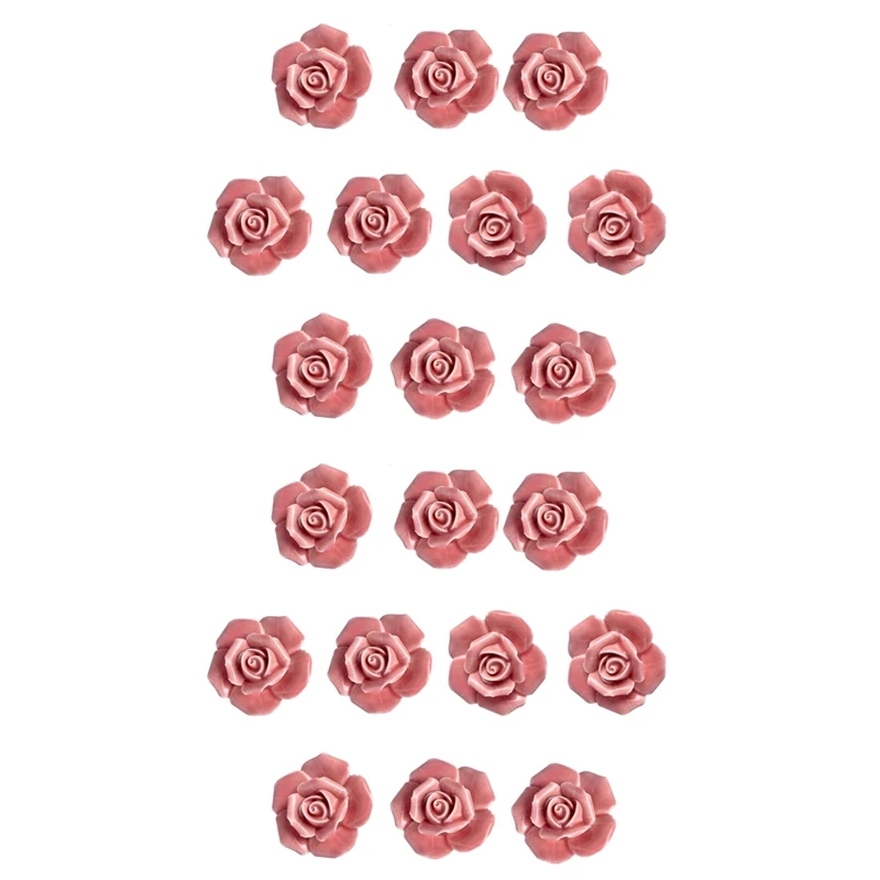 20 Pcs Ceramic Vintage Floral Rose Flower Door Knobs Handle Drawer Kitchen + Screws (Pink)
20 Pcs Ceramic Vintage Floral Rose Flower Door Knobs Handle Drawer Kitchen + Screws (Pink)