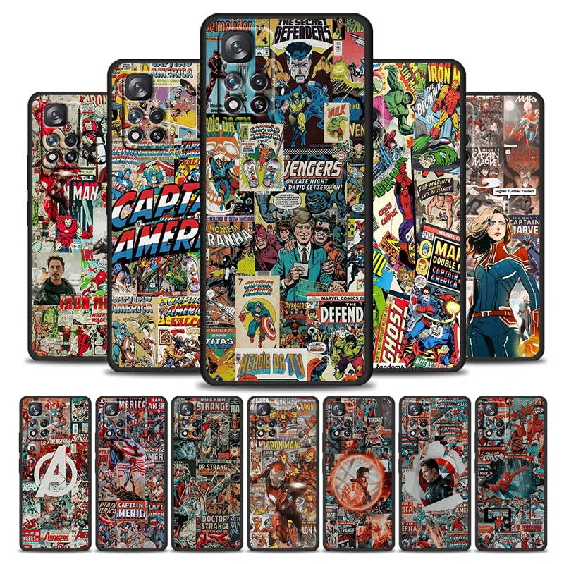 Marvel Aesthetic Collage For Xiaomi Redmi Note 10 10S 9 9S 9T 8 8T 7 6 5 Pro 5G Silicone Soft TPU Black Phone Case Cover Coque
Marvel Aesthetic Collage For Xiaomi Redmi Note 10 10S 9 9S 9T 8 8T 7 6 5 Pro 5G Silicone Soft TPU Black Phone Case Cover Coque