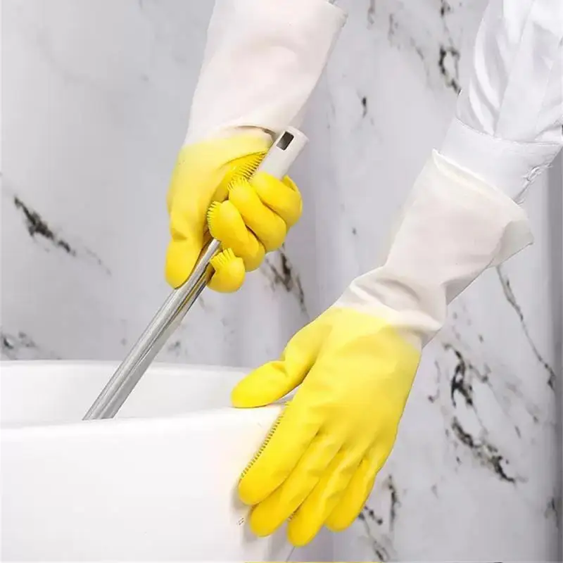 Women Household Gloves Yellow/cherry Powder/apple Green Durable Housework Gloves Kitchen Clean Tools Kitchen Housework
Women Household Gloves Yellow/cherry Powder/apple Green Durable Housework Gloves Kitchen Clean Tools Kitchen Housework