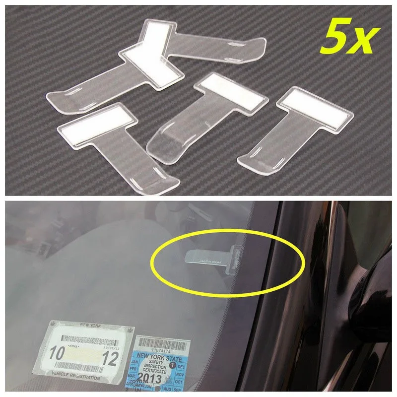 5pcs Transparent Car Vehicle Parking Ticket Receipt Permit Card Holder Clip Sticker Windscreen Plastic Universal Car Accessories
5pcs Transparent Car Vehicle Parking Ticket Receipt Permit Card Holder Clip Sticker Windscreen Plastic Universal Car Accessories