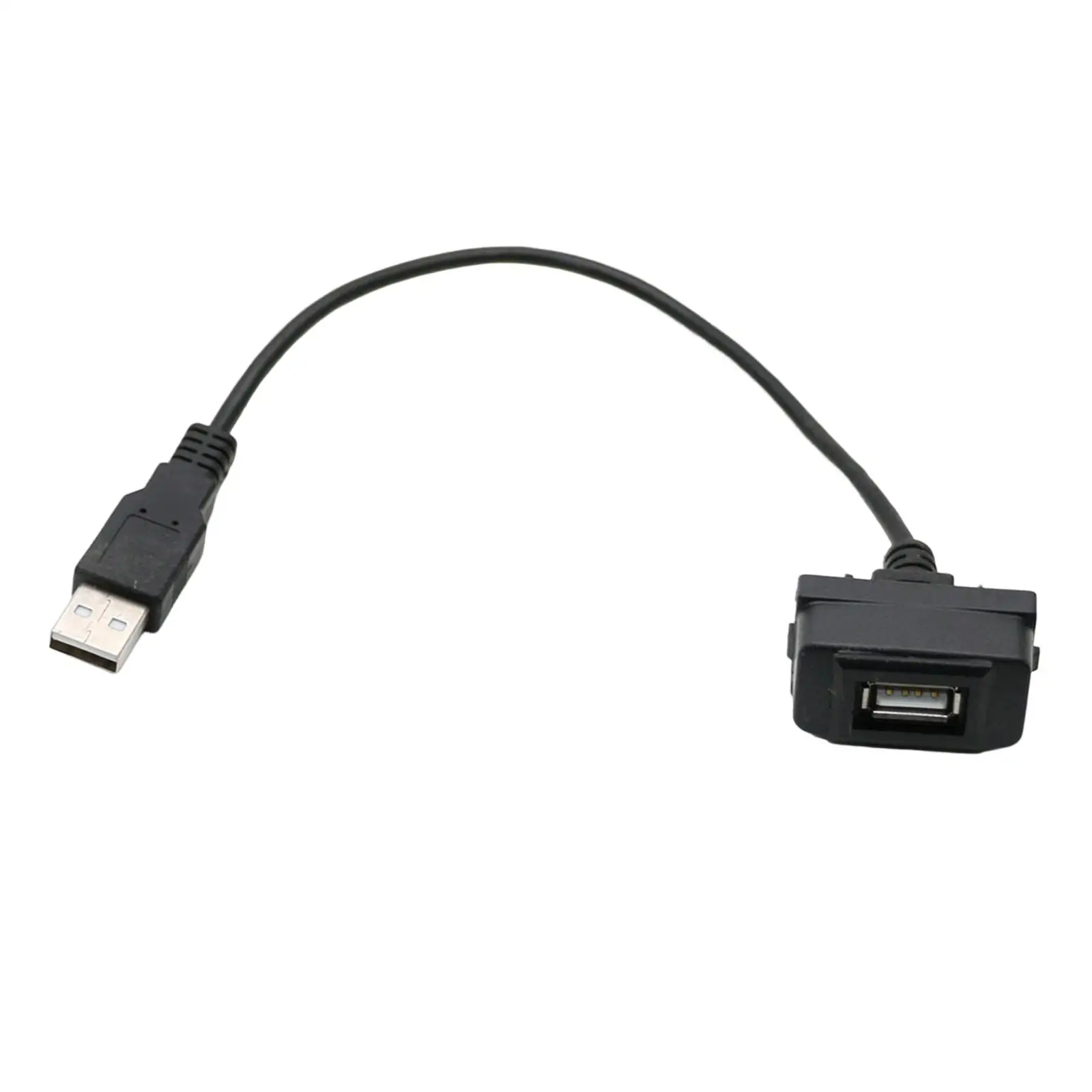 

Автомобильный USB-Кабель-адаптер интерфейса, автомобильный провод для зарядки, передачи данных, кабель крепления панели 5 В, выход для Outlander Asx, прочный
