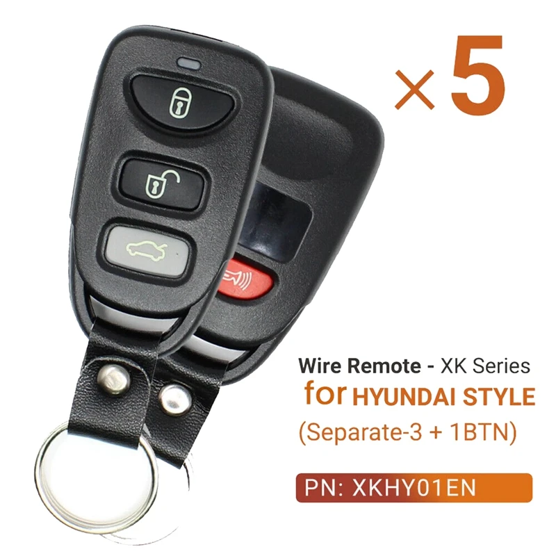 Xhorse XKHY01EN Universal Wire Remote Key Fob Flip 3+1 Button Accessories For Hyundai Style For VVDI Key Tool 5Pcs/Lot
Xhorse XKHY01EN Universal Wire Remote Key Fob Flip 3+1 Button Accessories For Hyundai Style For VVDI Key Tool 5Pcs/Lot
