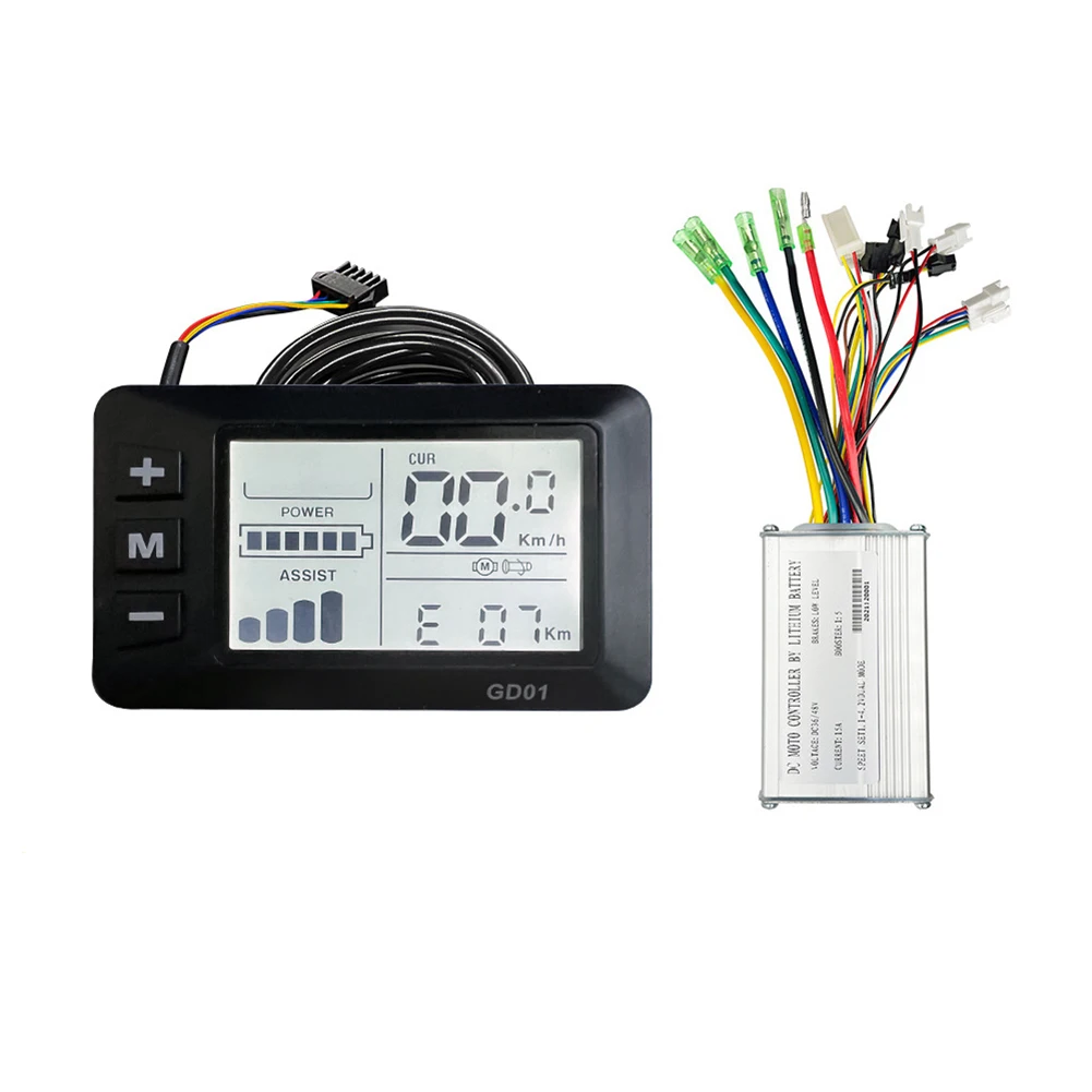 Ebike LCD-GD01 Display 36/48V 250/350W Brushless Dual Mode Controller For Electric Scooter Vehicle 6 Tube 15A Intelligent
Ebike LCD-GD01 Display 36/48V 250/350W Brushless Dual Mode Controller For Electric Scooter Vehicle 6 Tube 15A Intelligent