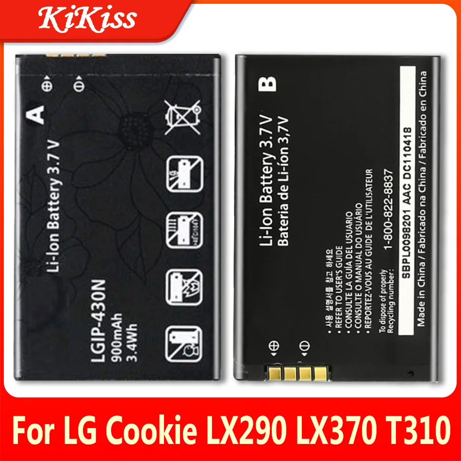 LGIP-430N Replacement Battery For LG Cookie Fresh GS290 GW300 LX290 LX370 LX370 LGIP 430N LGIP MT375 GM360 430N with Track Code
LGIP-430N Replacement Battery For LG Cookie Fresh GS290 GW300 LX290 LX370 LX370 LGIP 430N LGIP MT375 GM360 430N with Track Code