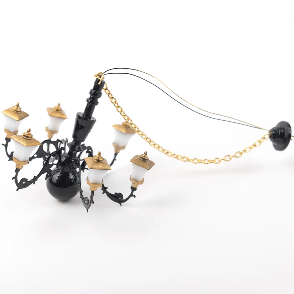 Model Chandelier Decor Mini House Lighting Tiny Ceiling Lamp Miniature Decorations Ornaments Metal Furniture
Model Chandelier Decor Mini House Lighting Tiny Ceiling Lamp Miniature Decorations Ornaments Metal Furniture