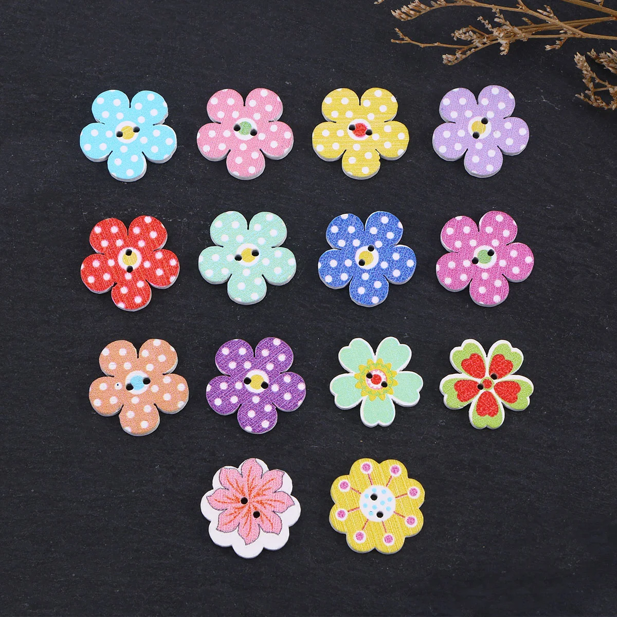 Button Wood Wooden Buttons Novelty Flower Shape Assorted Coat Hole Kids Sewing Scrapbooking Manual Children S Diy Craft Clothing
Button Wood Wooden Buttons Novelty Flower Shape Assorted Coat Hole Kids Sewing Scrapbooking Manual Children S Diy Craft Clothing