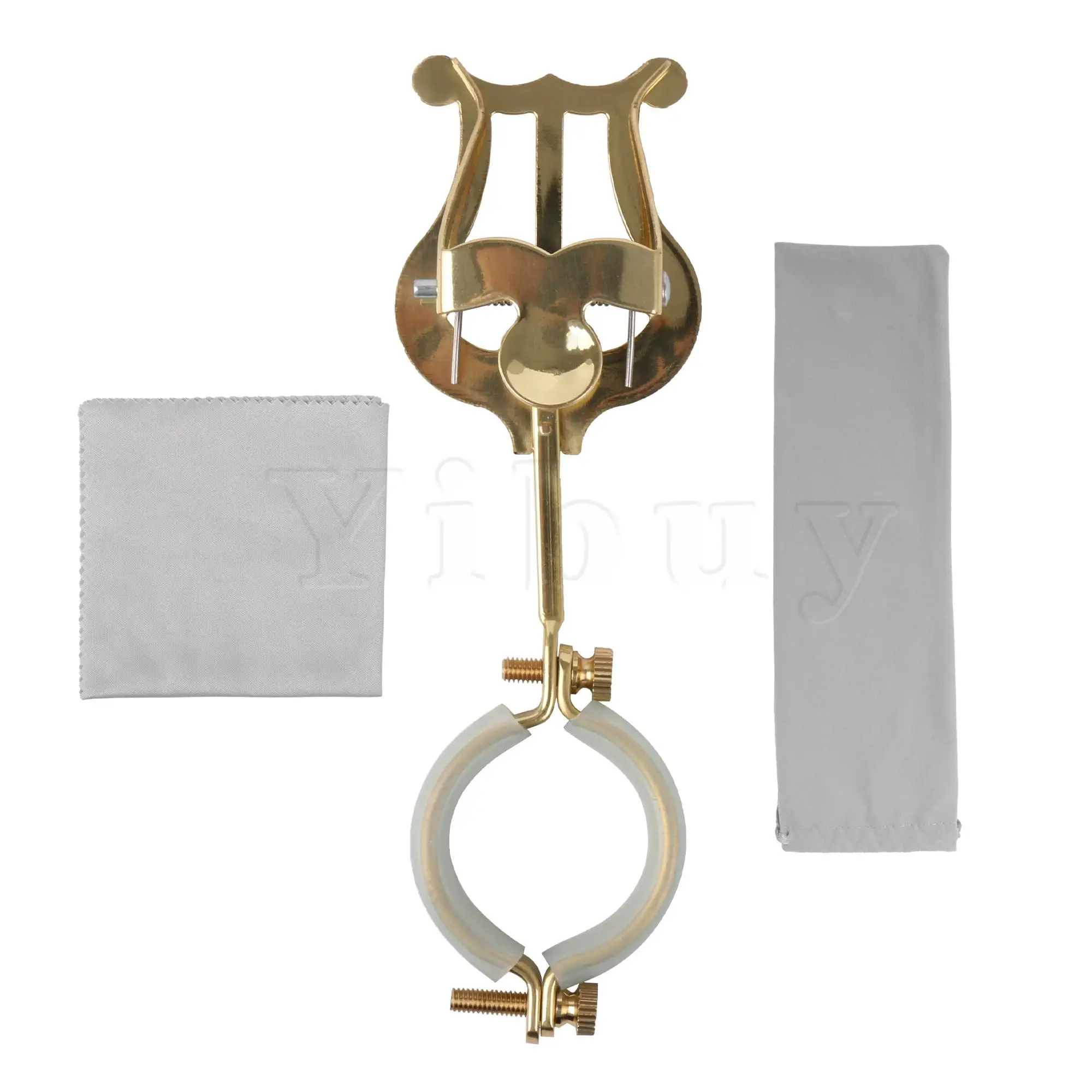 YIBUY Brass Music Sheet Clamp for Clarinet 1.18" to 1.42" Hoop Gold Plated
YIBUY Brass Music Sheet Clamp for Clarinet 1.18" to 1.42" Hoop Gold Plated