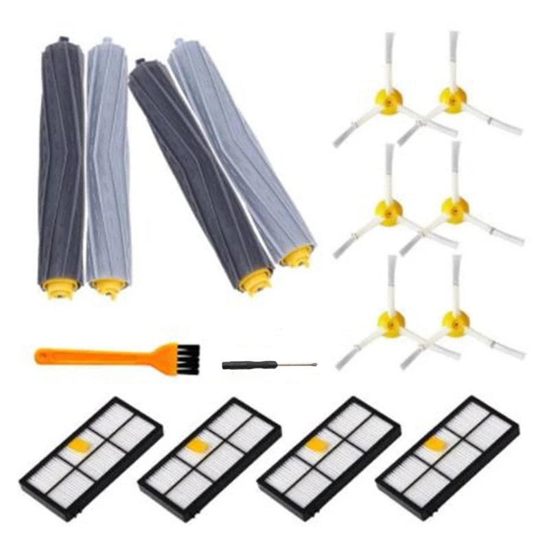 Сменные детали для Irobot Roomba 800 900 серии 805 860 870 871 880, роликовые фильтры для пылесоса, боковые щетки 
Сменные детали для Irobot Roomba 800 900 серии 805 860 870 871 880, роликовые фильтры для пылесоса, боковые щетки