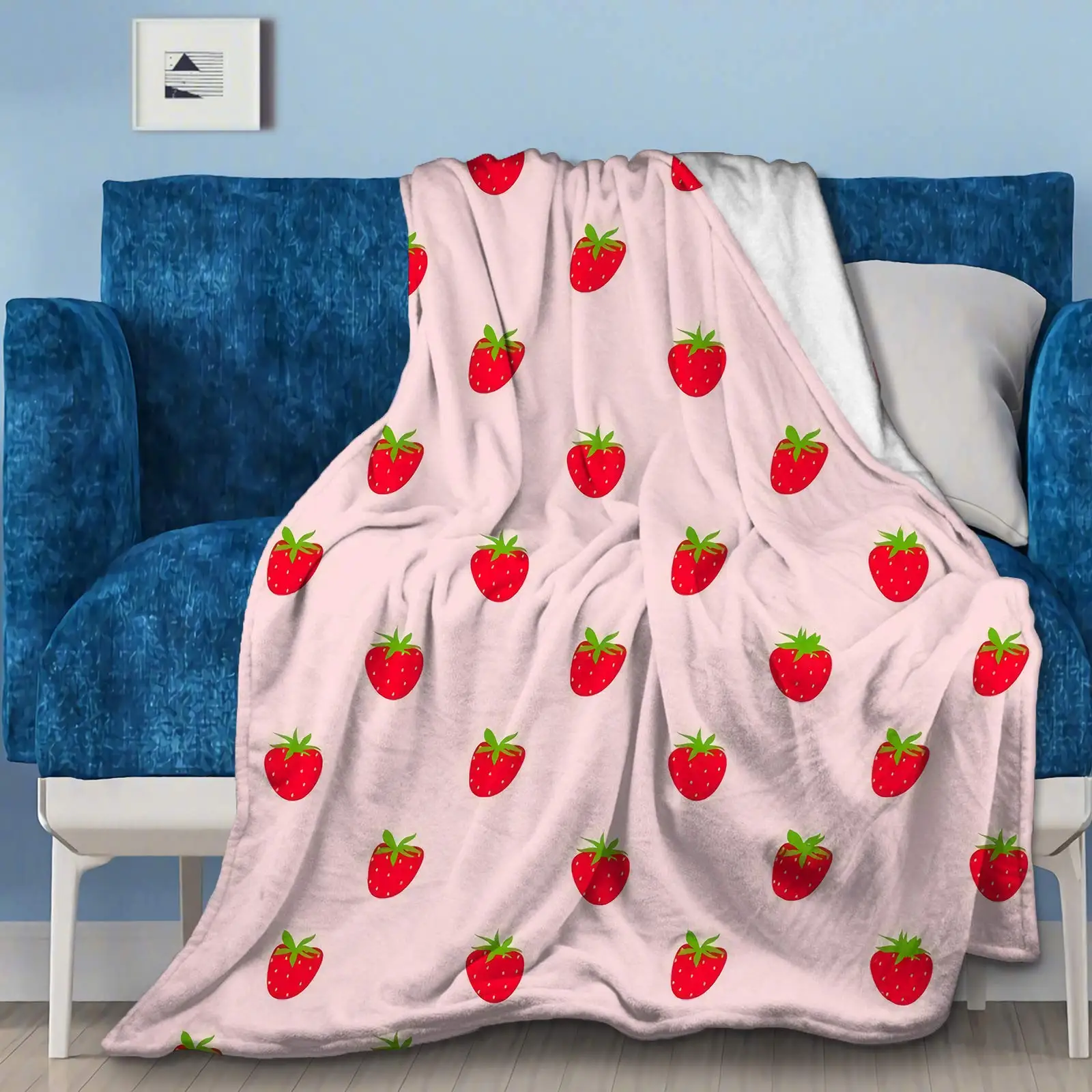 Pink Strawberry Fuzzy Flannel Blanket Throw, Super Soft Lightweight Blanket Throw for Couch Chair Sofa,Cozy Bed Blanket for Kids
Pink Strawberry Fuzzy Flannel Blanket Throw, Super Soft Lightweight Blanket Throw for Couch Chair Sofa,Cozy Bed Blanket for Kids