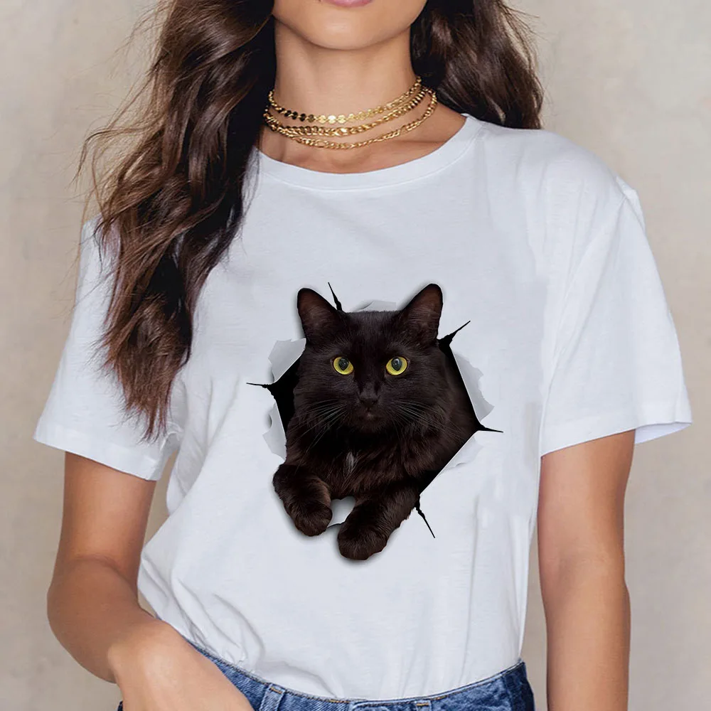 Women Tshirt Vintage Clothes Fashion Kawaii Cats Print Summer Y2k Short Sleeve Shirts Funny Female Cute Tees Oversized Tops
Women Tshirt Vintage Clothes Fashion Kawaii Cats Print Summer Y2k Short Sleeve Shirts Funny Female Cute Tees Oversized Tops