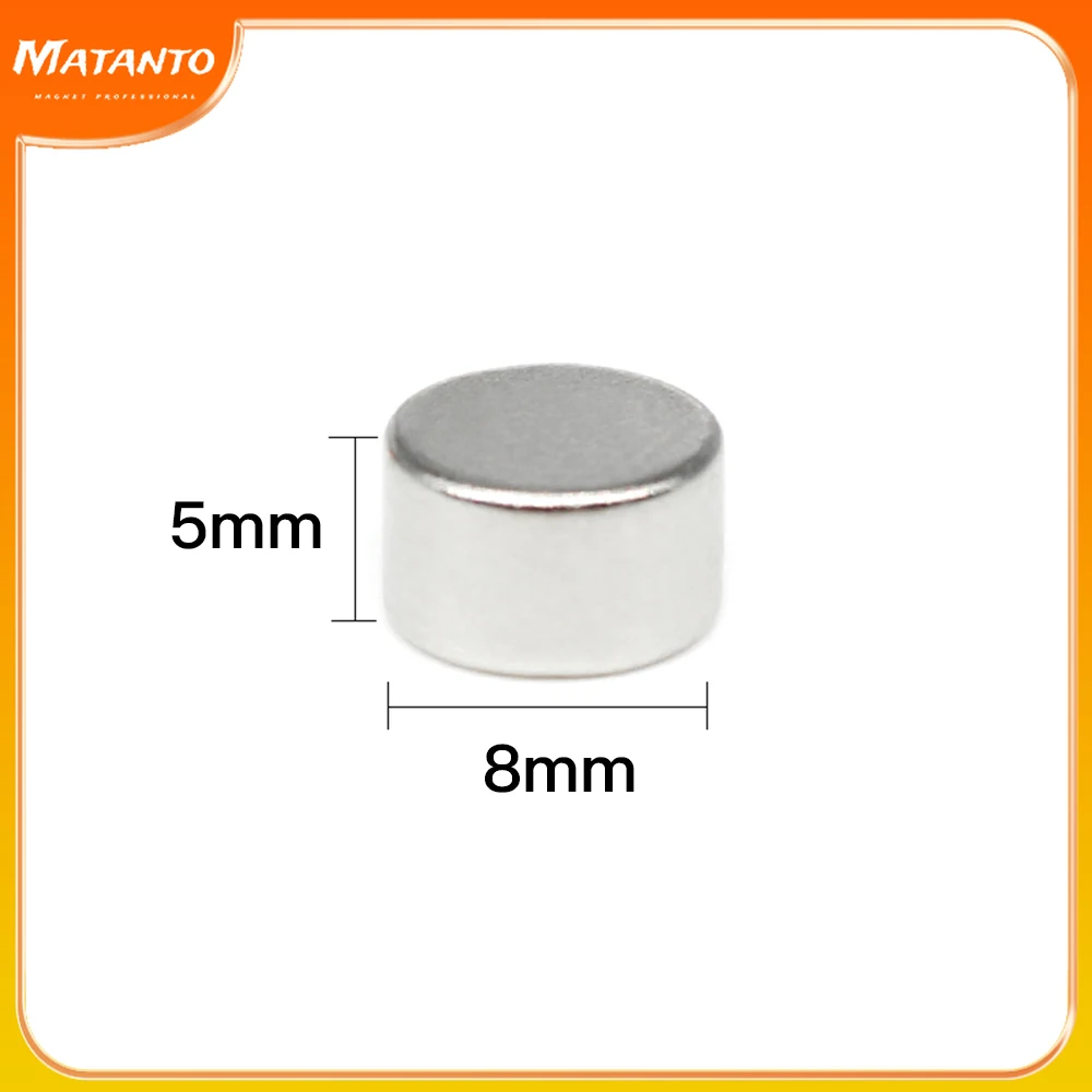 10/20/50/100/150/200PCS 8x5 Mini Small Round Magnet N35 Neodymium Disc Magnet 8x5mm Permanent Powerful Strong Magnet 8*5 mm
10/20/50/100/150/200PCS 8x5 Mini Small Round Magnet N35 Neodymium Disc Magnet 8x5mm Permanent Powerful Strong Magnet 8*5 mm