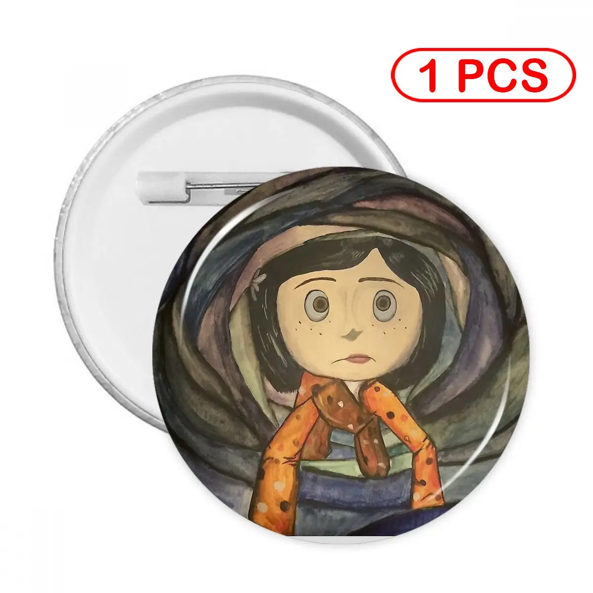 Spooky Coraline Pins Creative Brooch Jewelry Decor Metal Pin Badge Girl Child Broche Button Clothes Gift
Spooky Coraline Pins Creative Brooch Jewelry Decor Metal Pin Badge Girl Child Broche Button Clothes Gift