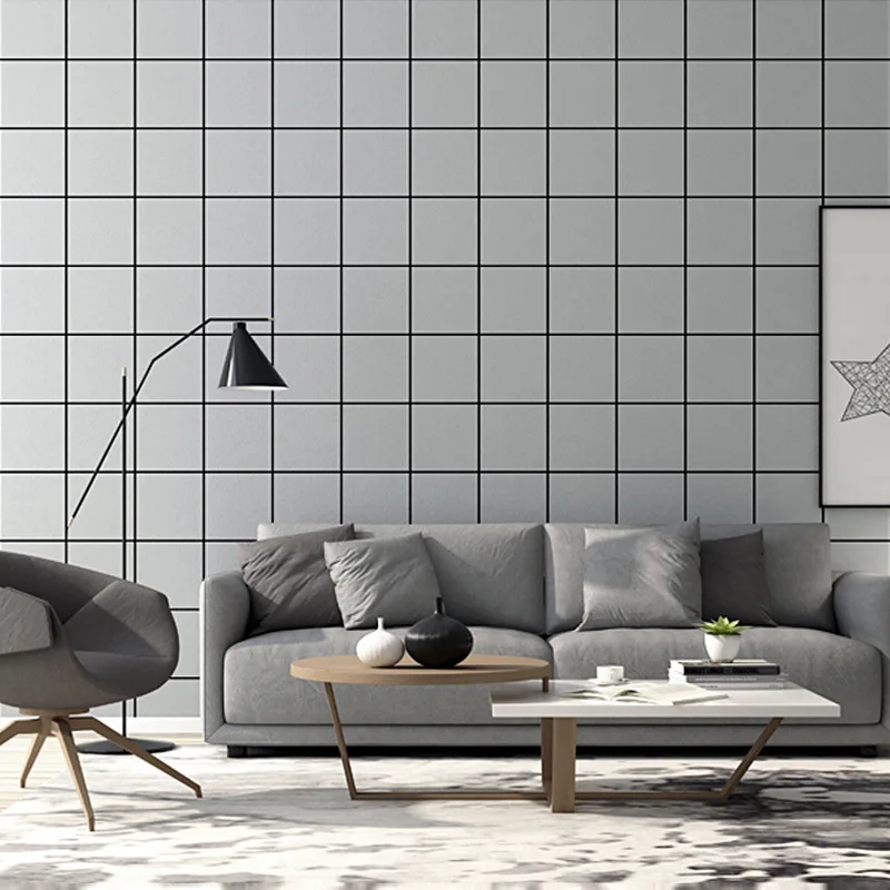 Plaid Wallpaper Gray Nordic Light Gray Warm Gray High Grade Gray Clothing Store Special High-End Women's Wallpaper
Plaid Wallpaper Gray Nordic Light Gray Warm Gray High Grade Gray Clothing Store Special High-End Women's Wallpaper