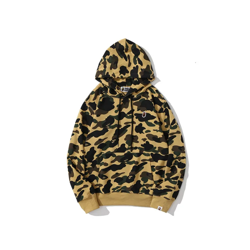 100%Cotton Embroidery Bape Shark Classic Camouflage Hoodie New High Quality Zipper Sports Jacket For Men Women Hip-hop Oversize
100%Cotton Embroidery Bape Shark Classic Camouflage Hoodie New High Quality Zipper Sports Jacket For Men Women Hip-hop Oversize