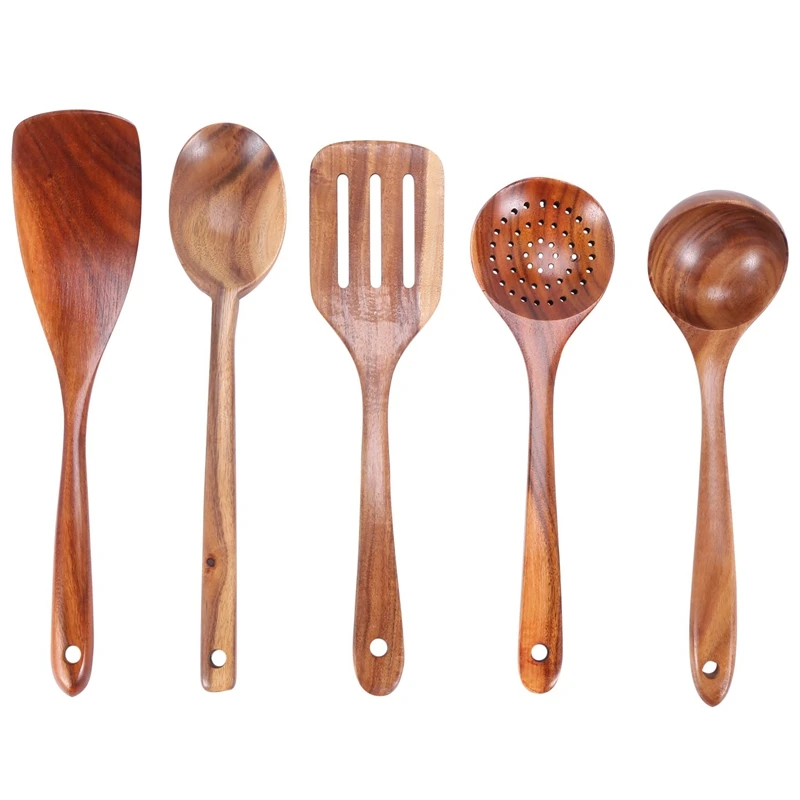 Healthy Cooking Utensils Set Wooden Cooking Tools Natural Nonstick Hard Wood Spatula And Spoons - Durable Eco-Friendly And Safe
Healthy Cooking Utensils Set Wooden Cooking Tools Natural Nonstick Hard Wood Spatula And Spoons - Durable Eco-Friendly And Safe