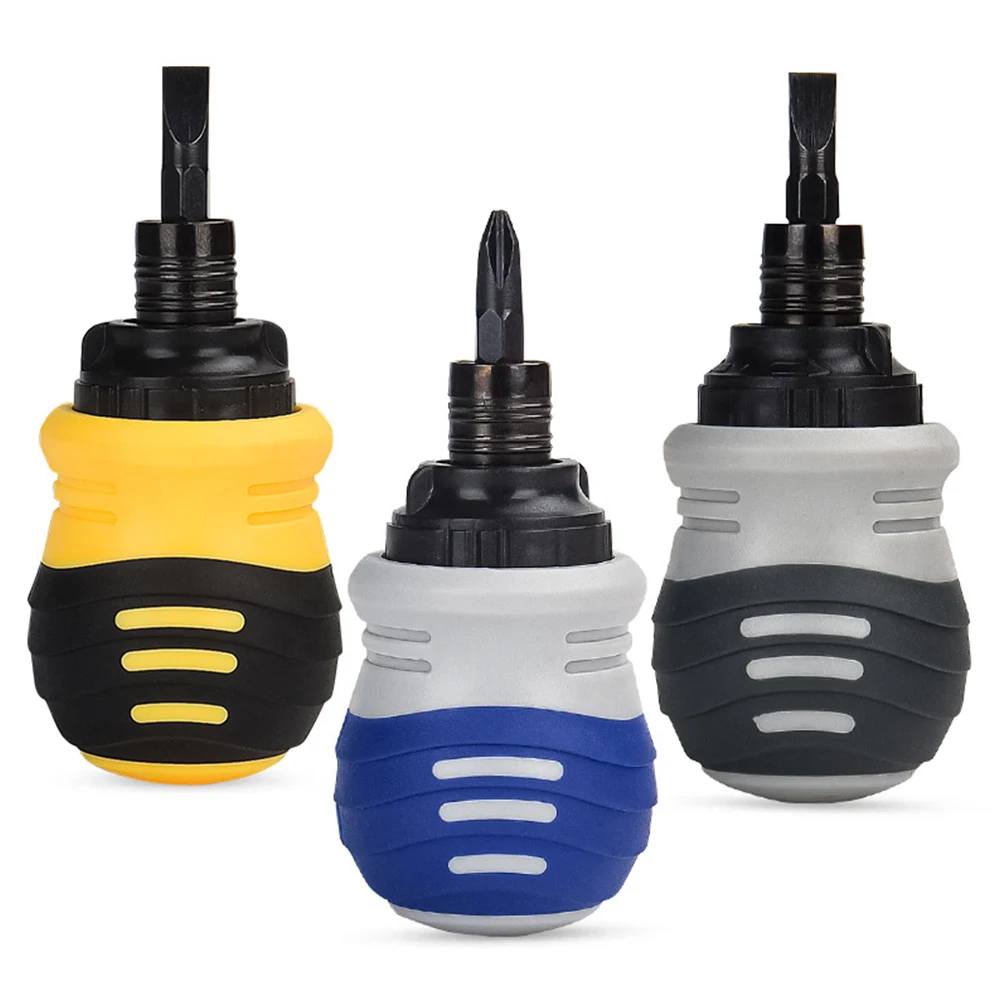 4pcs Mini Ratchet Screwdriver Magnetic Phillips Slotted Dual-purpose Batch Head Telescopic Labor-Saving Screwdriver Hand Tool
4pcs Mini Ratchet Screwdriver Magnetic Phillips Slotted Dual-purpose Batch Head Telescopic Labor-Saving Screwdriver Hand Tool