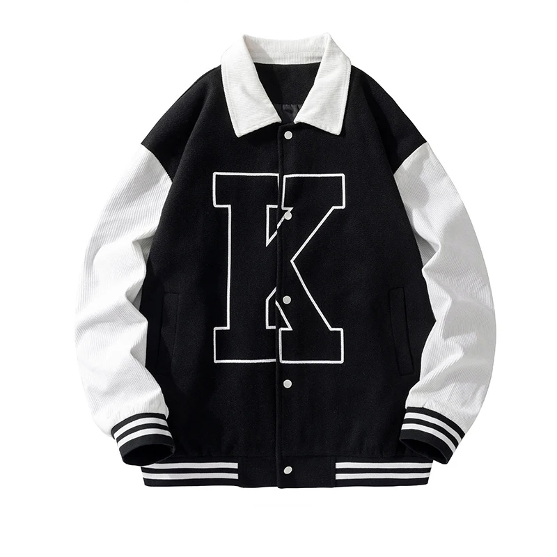 Весна 2022 Мужская и женская мужская бейсбольная куртка новый тренд для мальчиков Свободная Повседневная Студенческая куртка Гонконгский тр... 
Весна 2022 Мужская и женская мужская бейсбольная куртка новый тренд для мальчиков Свободная Повседневная Студенческая куртка Гонконгский тр...