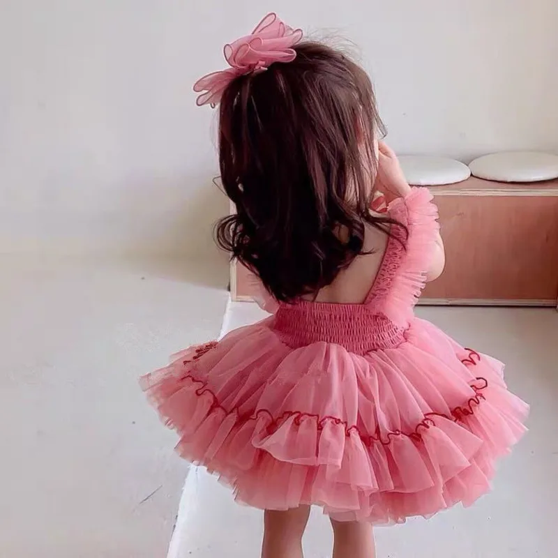 Girl's Toddler Clothes Prom Dress 2022 New Summer Baby's Mesh Pompous Princess Tutu Party Dress Kids Dresses For 2-7 Yrs Girls
Girl's Toddler Clothes Prom Dress 2022 New Summer Baby's Mesh Pompous Princess Tutu Party Dress Kids Dresses For 2-7 Yrs Girls
