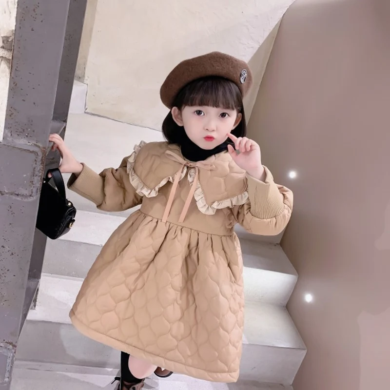 Girls Coat Jacket Cotton Outwear Overcoat 2022 Lovely Warm Thicken Plus Velvet Winter Breathable Children's Clothing
Girls Coat Jacket Cotton Outwear Overcoat 2022 Lovely Warm Thicken Plus Velvet Winter Breathable Children's Clothing