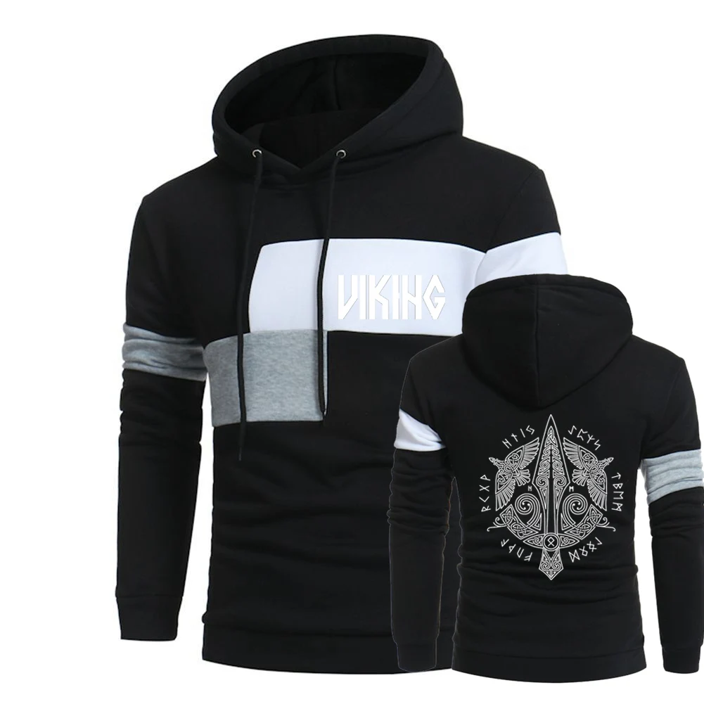 2022 Scandinavian Runes Valhalla Mens Odin Vikings Patchwork Hooded Autumn Streetwear Long Sleeve Hoodies Outwear Tops
2022 Scandinavian Runes Valhalla Mens Odin Vikings Patchwork Hooded Autumn Streetwear Long Sleeve Hoodies Outwear Tops