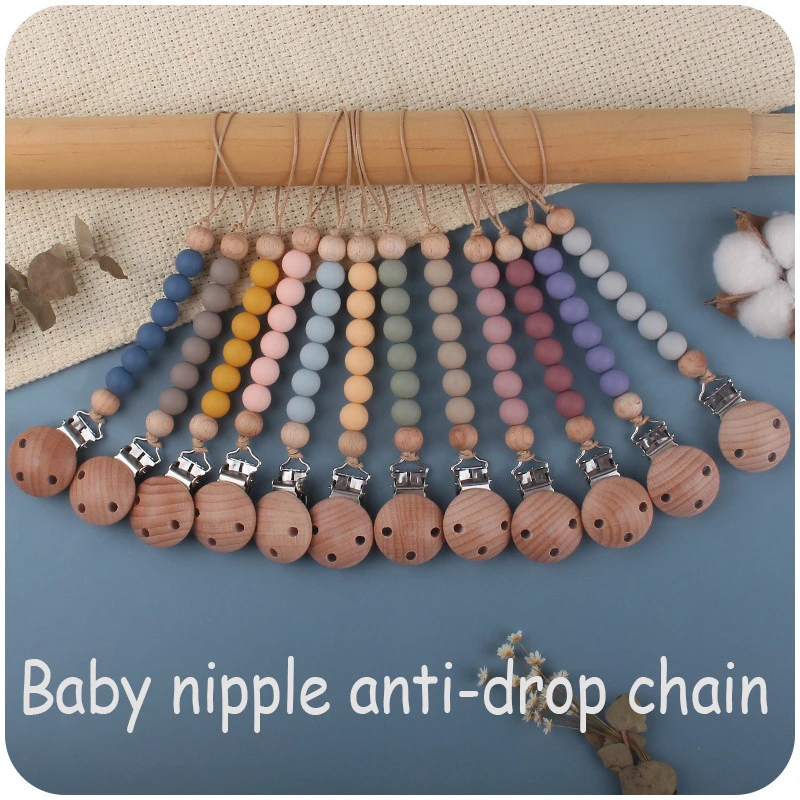 Beech Wood Chew Beads Pacifier Clips Dummy Chain Holder Cute Soother Chains Baby Teething Toy Baby Chew
Beech Wood Chew Beads Pacifier Clips Dummy Chain Holder Cute Soother Chains Baby Teething Toy Baby Chew