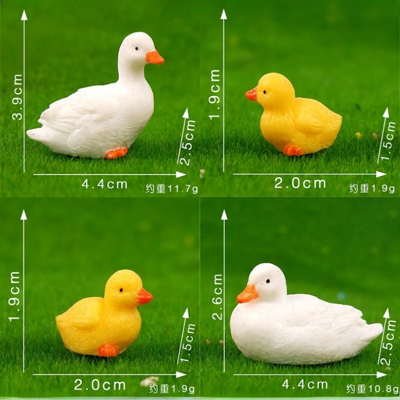 Фигурки утки из смолы, набор из 4 штук
Фигурки утки из смолы, набор из 4 штук