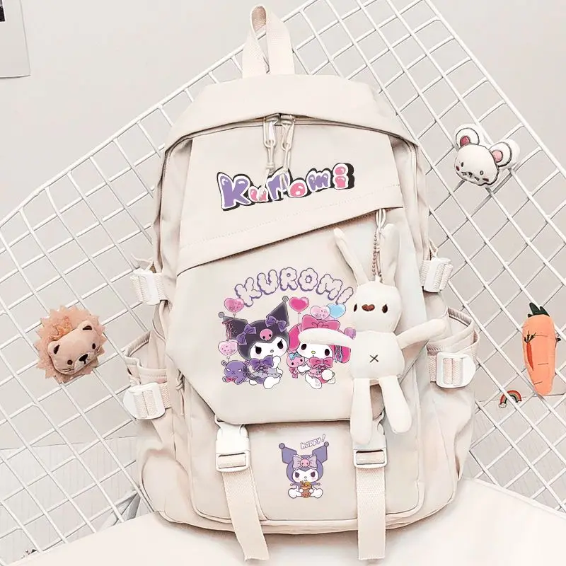Kawaii Sanrioed Anime My Melody Kuromi Children Schoolbag Boys Girls Cartoon Waterproof Backpacks Large Capacity Travel Rucksack
Kawaii Sanrioed Anime My Melody Kuromi Children Schoolbag Boys Girls Cartoon Waterproof Backpacks Large Capacity Travel Rucksack