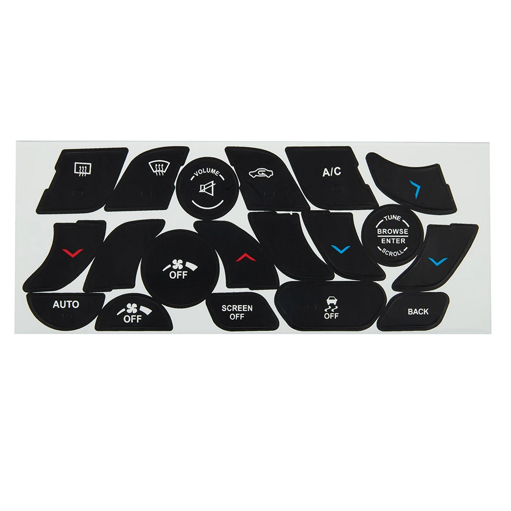 High Quality Button Repair Sticker 1 Pcs A/C Climate Control Accessories Black Decals Direct Replacement Front
High Quality Button Repair Sticker 1 Pcs A/C Climate Control Accessories Black Decals Direct Replacement Front