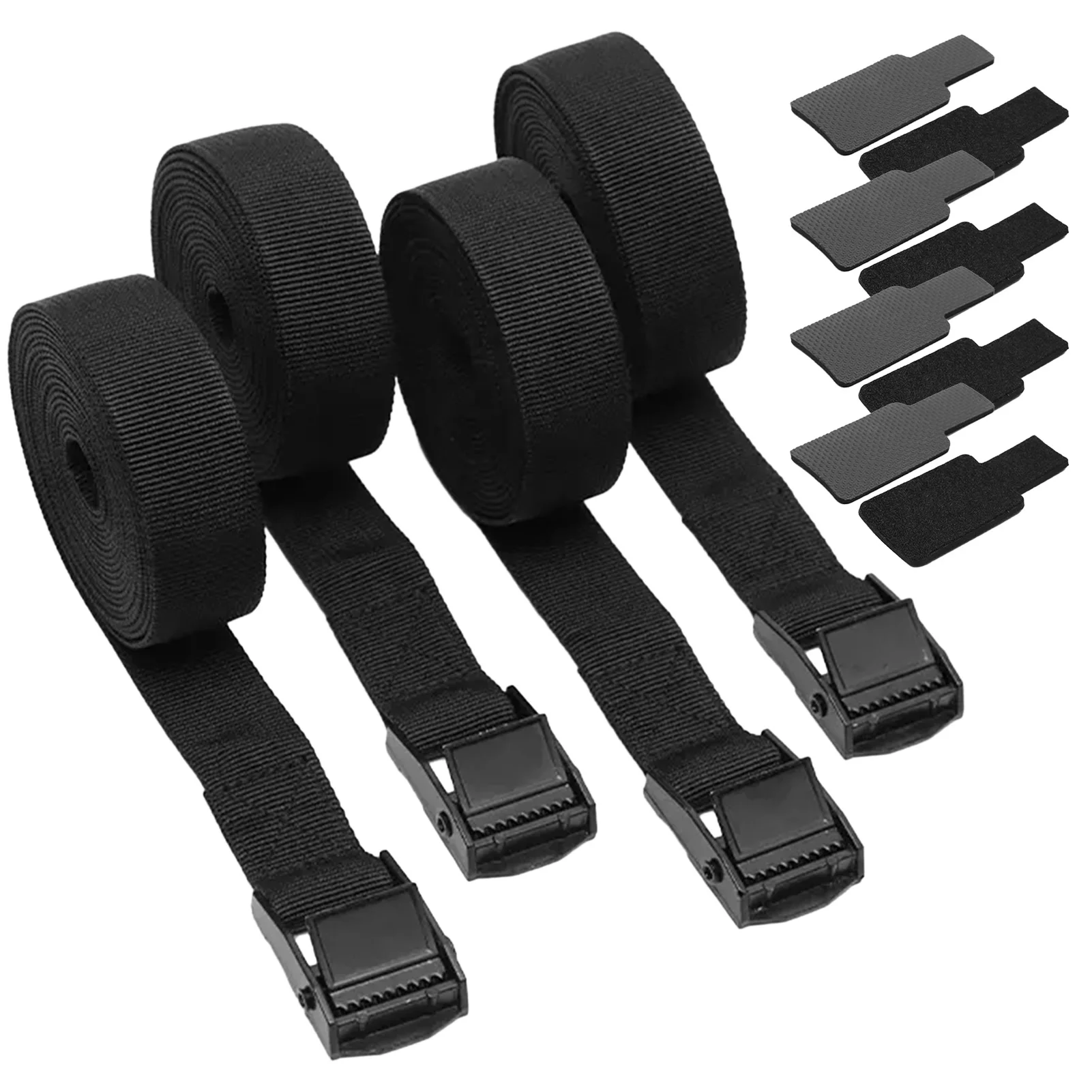 4pcs With Cam Buckle Roof Cargo Kayak Heavy Duty Tie Down Strap Luggage Black Fixing Auto Bicycle Adjustable Secure Carloads
4pcs With Cam Buckle Roof Cargo Kayak Heavy Duty Tie Down Strap Luggage Black Fixing Auto Bicycle Adjustable Secure Carloads