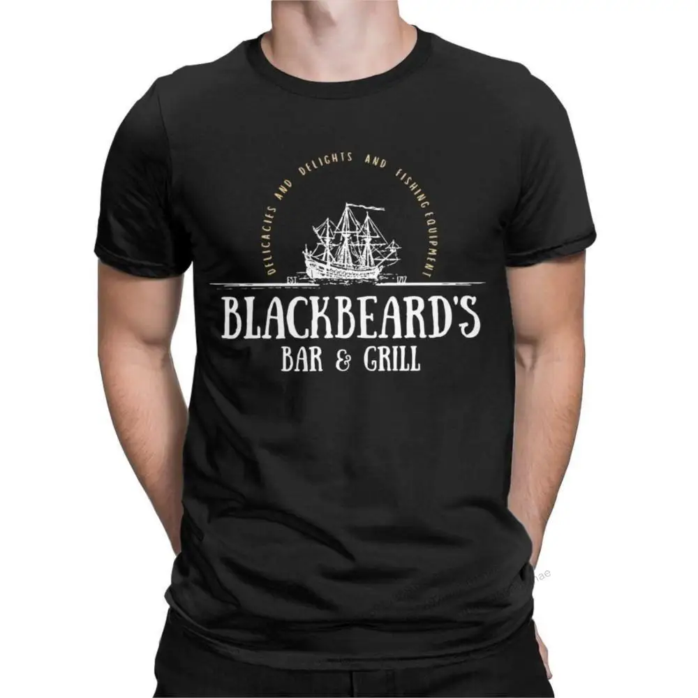 Blackbeard's Bar And Grill T Shirt Men's Cotton Humorous T-Shirts O Neck Our Flag Means Death Tees Short Sleeve Clothes
Blackbeard's Bar And Grill T Shirt Men's Cotton Humorous T-Shirts O Neck Our Flag Means Death Tees Short Sleeve Clothes