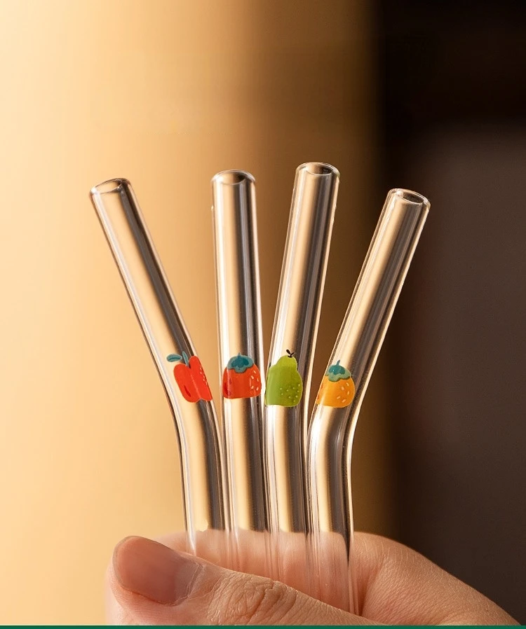 Glass Thin Straw Elbow Non-Disposable Environmentally Friendly Heat-Resistant Transparent and Cute Milk Juice Accessories
Glass Thin Straw Elbow Non-Disposable Environmentally Friendly Heat-Resistant Transparent and Cute Milk Juice Accessories