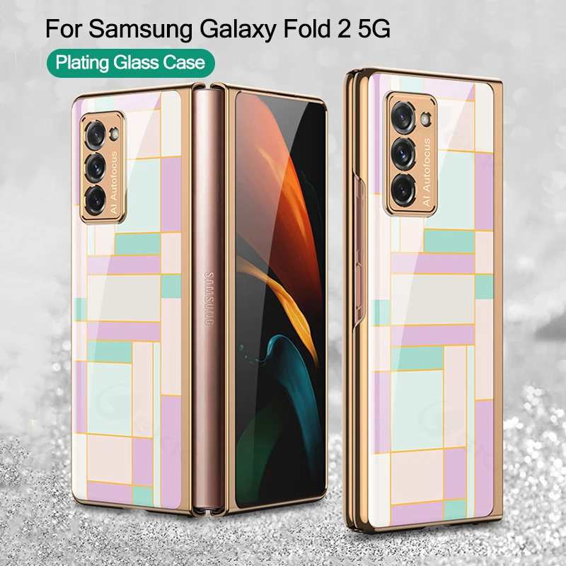 Роскошный стеклянный чехол GKK с покрытием для Samsung Galaxy Z, Складной флип-чехол для 2 планшетов, полноразмерный защитный жесткий чехол для Samsung Z ...
Роскошный стеклянный чехол GKK с покрытием для Samsung Galaxy Z, Складной флип-чехол для 2 планшетов, полноразмерный защитный жесткий чехол для Samsung Z ...