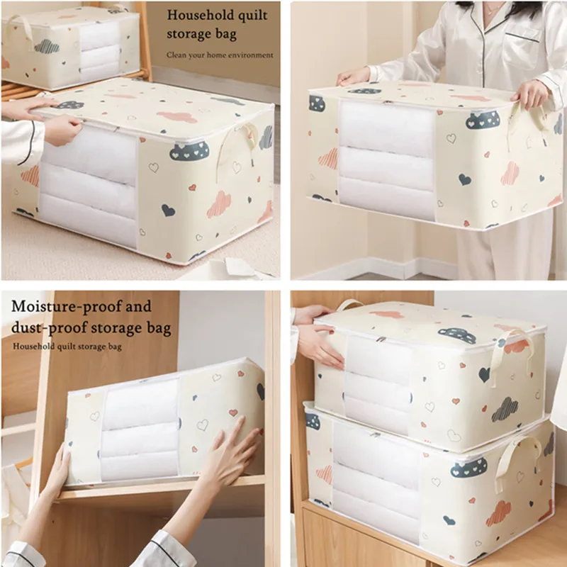 Clothes Closet Organizer Box Foldable Household Storage Bag Large Capacity Quilt Blanket Dustproof Cabinet Organizer Sorting Bag
Clothes Closet Organizer Box Foldable Household Storage Bag Large Capacity Quilt Blanket Dustproof Cabinet Organizer Sorting Bag