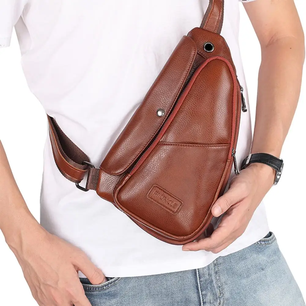 Hot Sale Handbags Multi-function Solid Men Genuine Leather Fanny Chest Pack Zipper Waist Pouch Messenger Shoulder Bag
Hot Sale Handbags Multi-function Solid Men Genuine Leather Fanny Chest Pack Zipper Waist Pouch Messenger Shoulder Bag