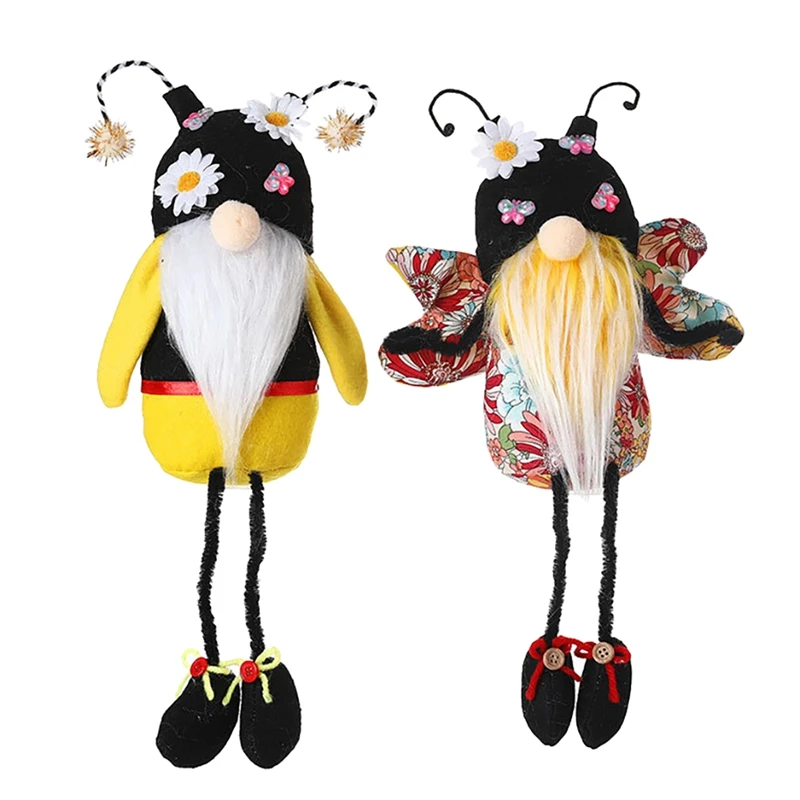 2 Pcs Bee Gnome Plush Doll, World Bee Day Scandinavian Swedish Summer Decorations Honey Bee Home Ornaments
2 Pcs Bee Gnome Plush Doll, World Bee Day Scandinavian Swedish Summer Decorations Honey Bee Home Ornaments