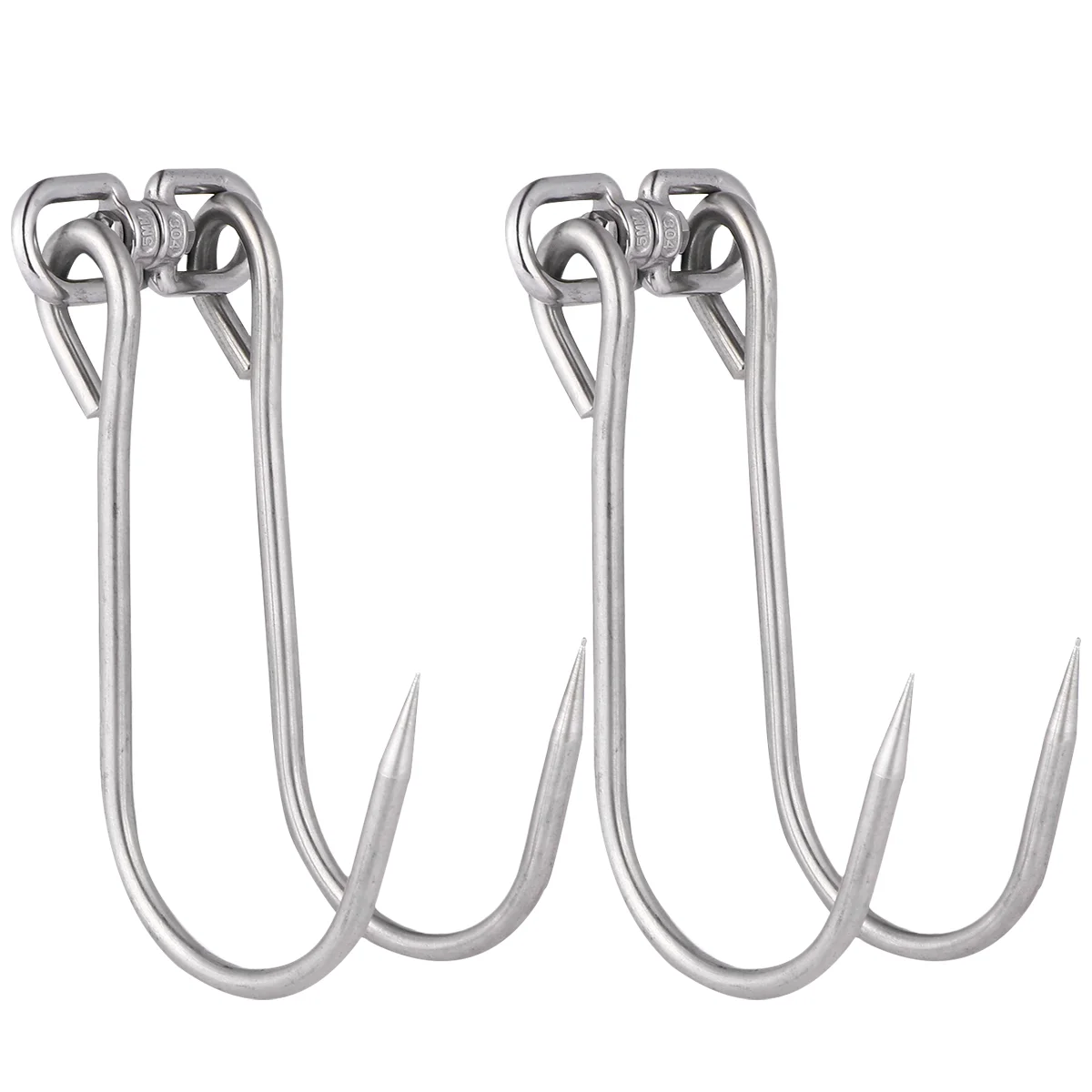 2pcs Swiveling Meat Hooks Heavy Duty Stainless Steel Butcher Single Hanging Hook
2pcs Swiveling Meat Hooks Heavy Duty Stainless Steel Butcher Single Hanging Hook