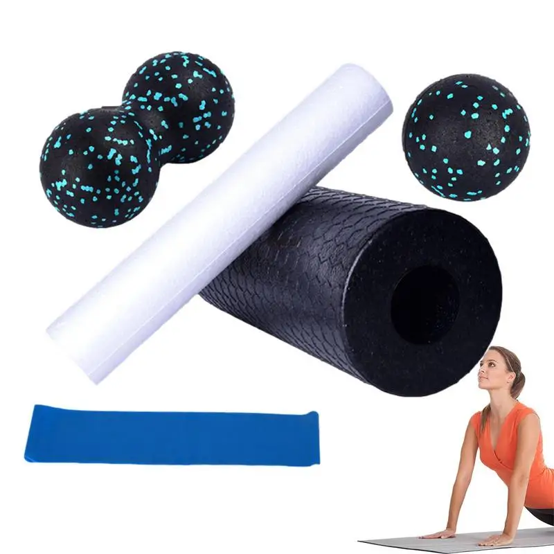 Yoga Beginner Kit Yoga Column Roller Kit 5pcs Portable Yoga Equipment And Accessories Yoga Blocks And Strap Set For Deep Massage
Yoga Beginner Kit Yoga Column Roller Kit 5pcs Portable Yoga Equipment And Accessories Yoga Blocks And Strap Set For Deep Massage